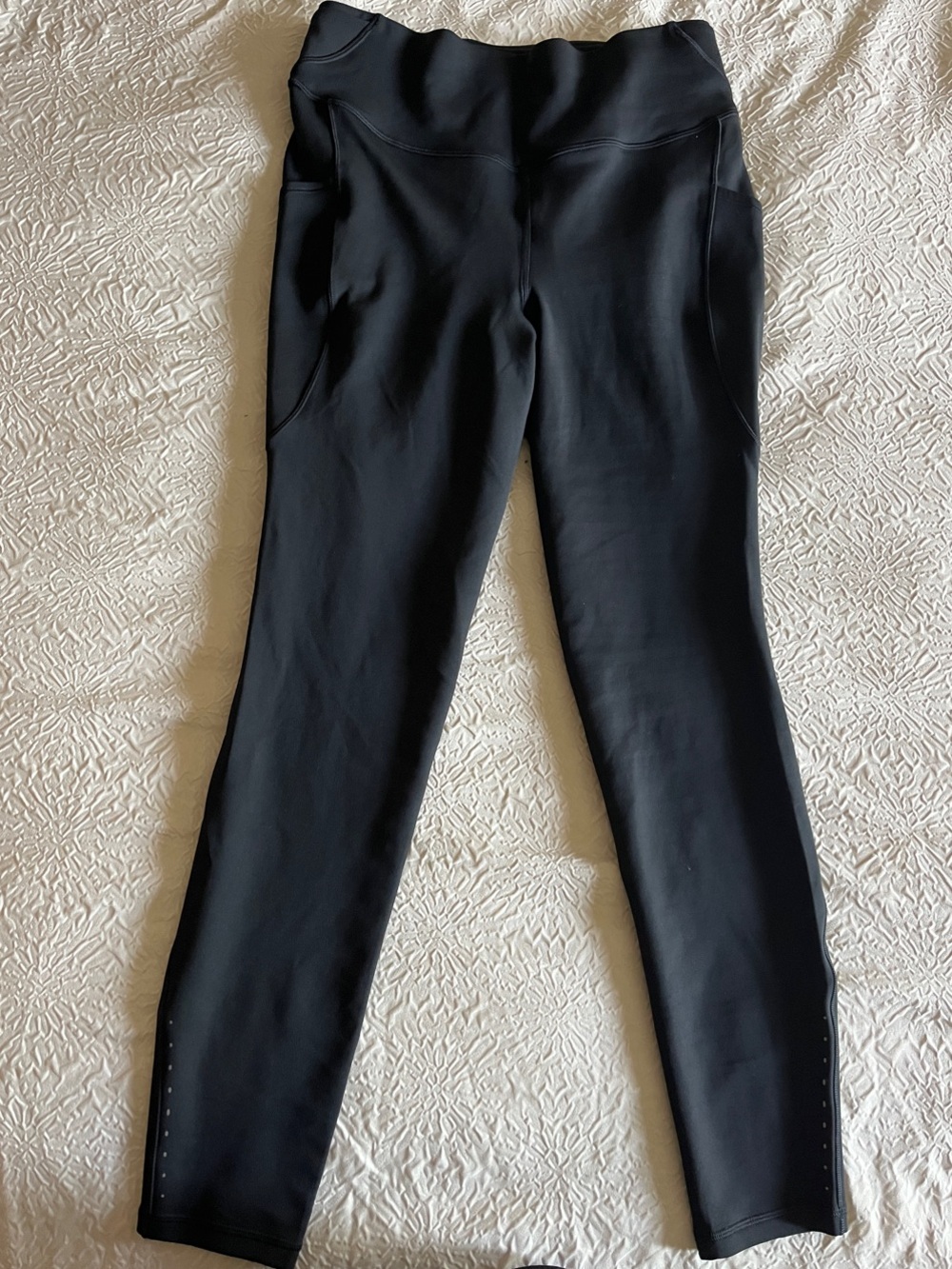 lululemon athletica Black High-Rise Leggings with Side Pockets